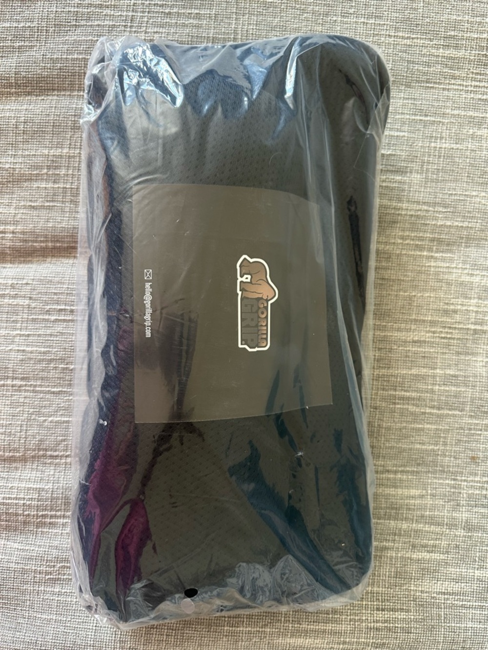 Gorilla Grip Black Mesh Bath Pillow - Comfortable Neck & Back Support - Picture 7 of 8